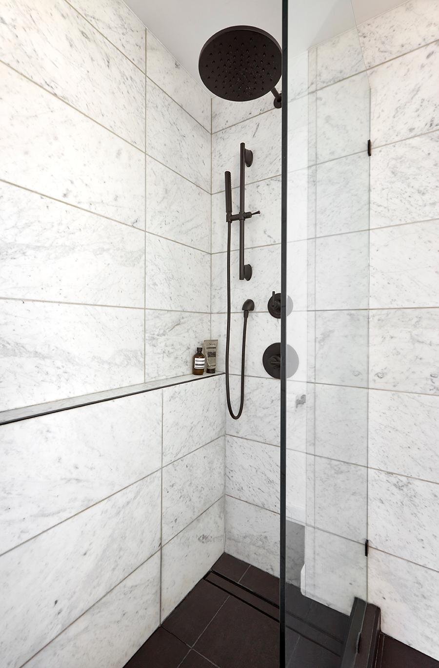 40 square foot bathroom remodel with stone