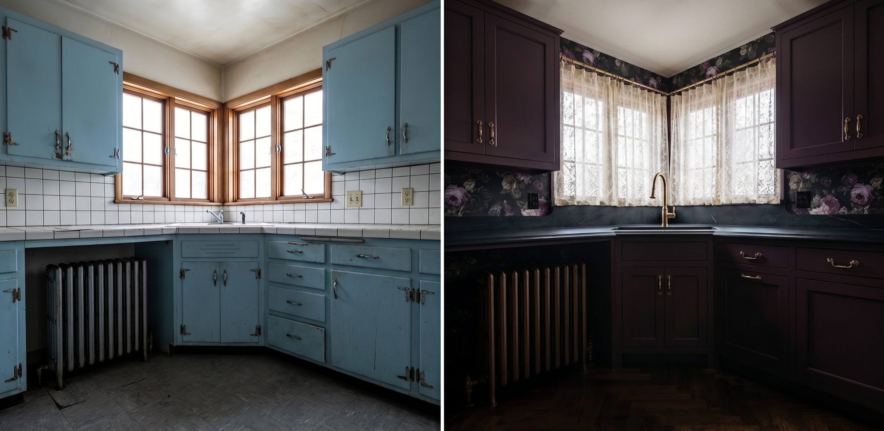 Moody Victorian Gothic Revival (1950s Saltbox)