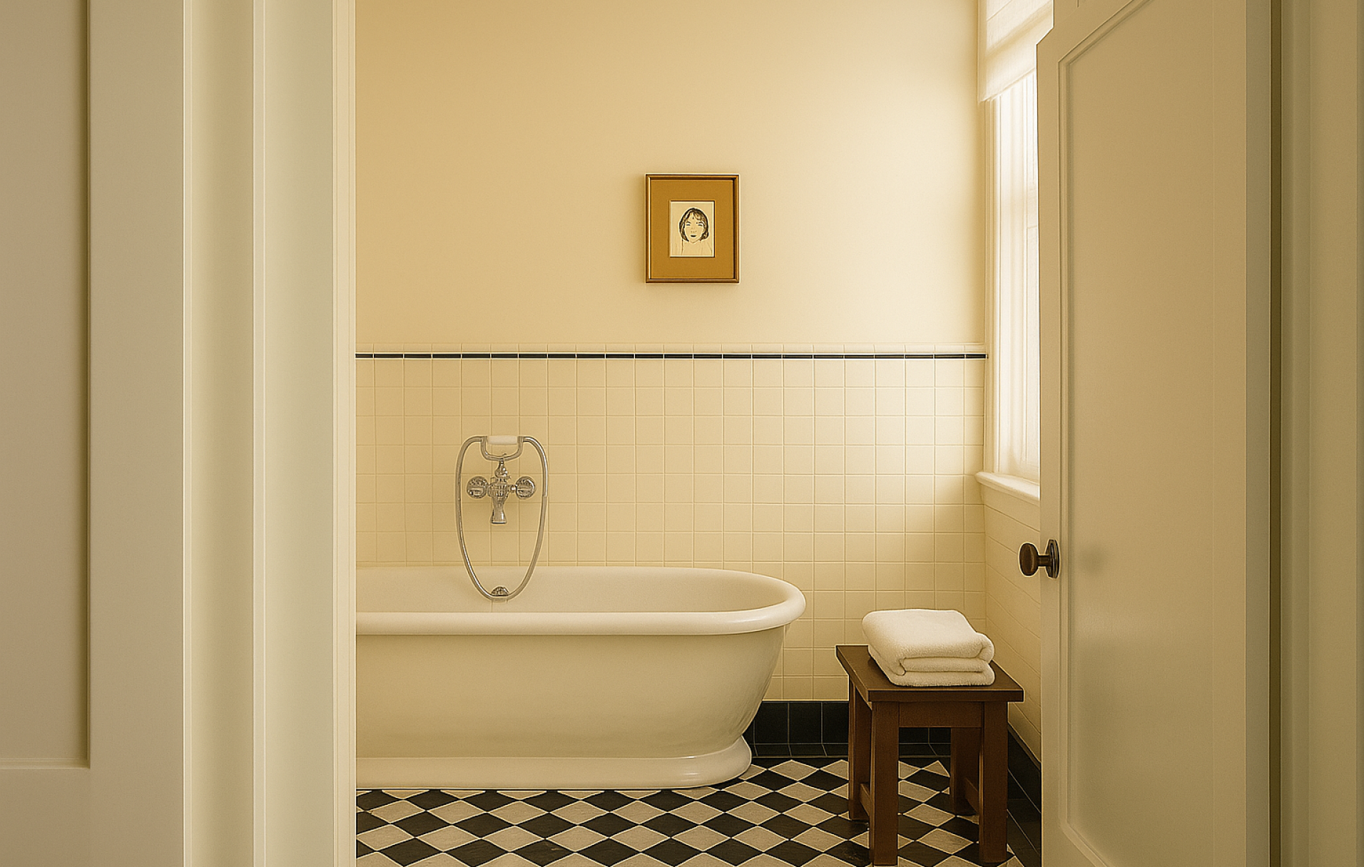 1920s House Renovation-simple bathroom