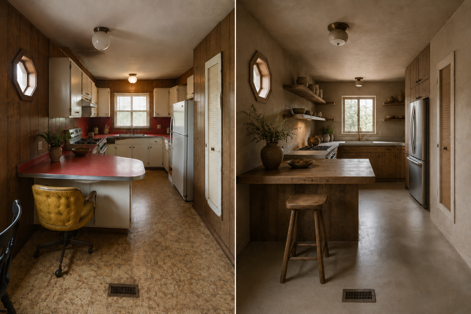 Earthy Wabi-Sabi (1950s Tract Home)
