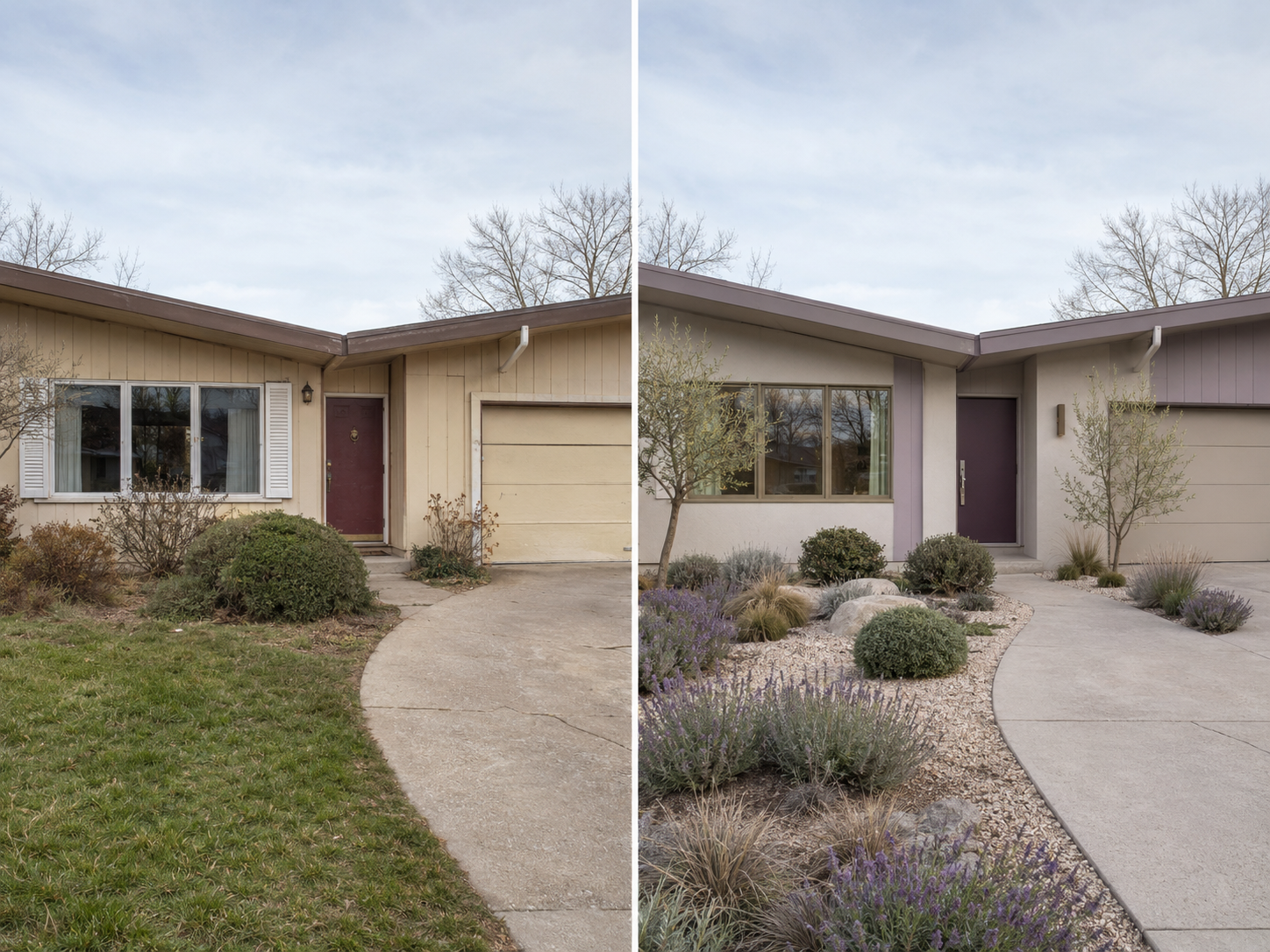 20 — Mid-Century Atomic Ranch _ Soft Lavender European Contemporary Renovation