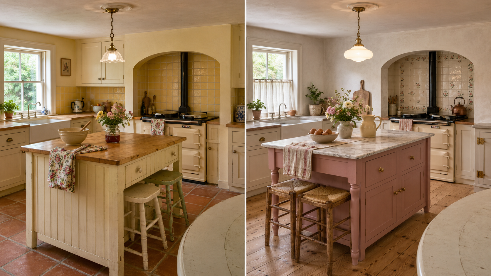 5. Soft Romantic Cottagecore Island Makeover