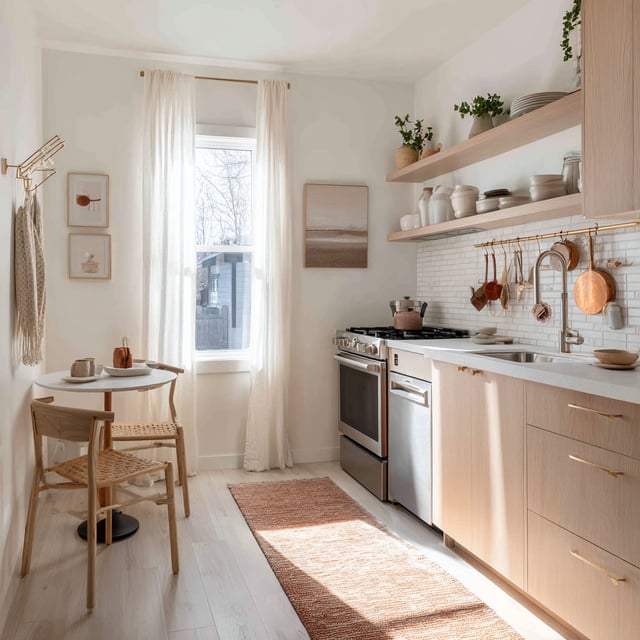 500 Square Foot ADU Kichen