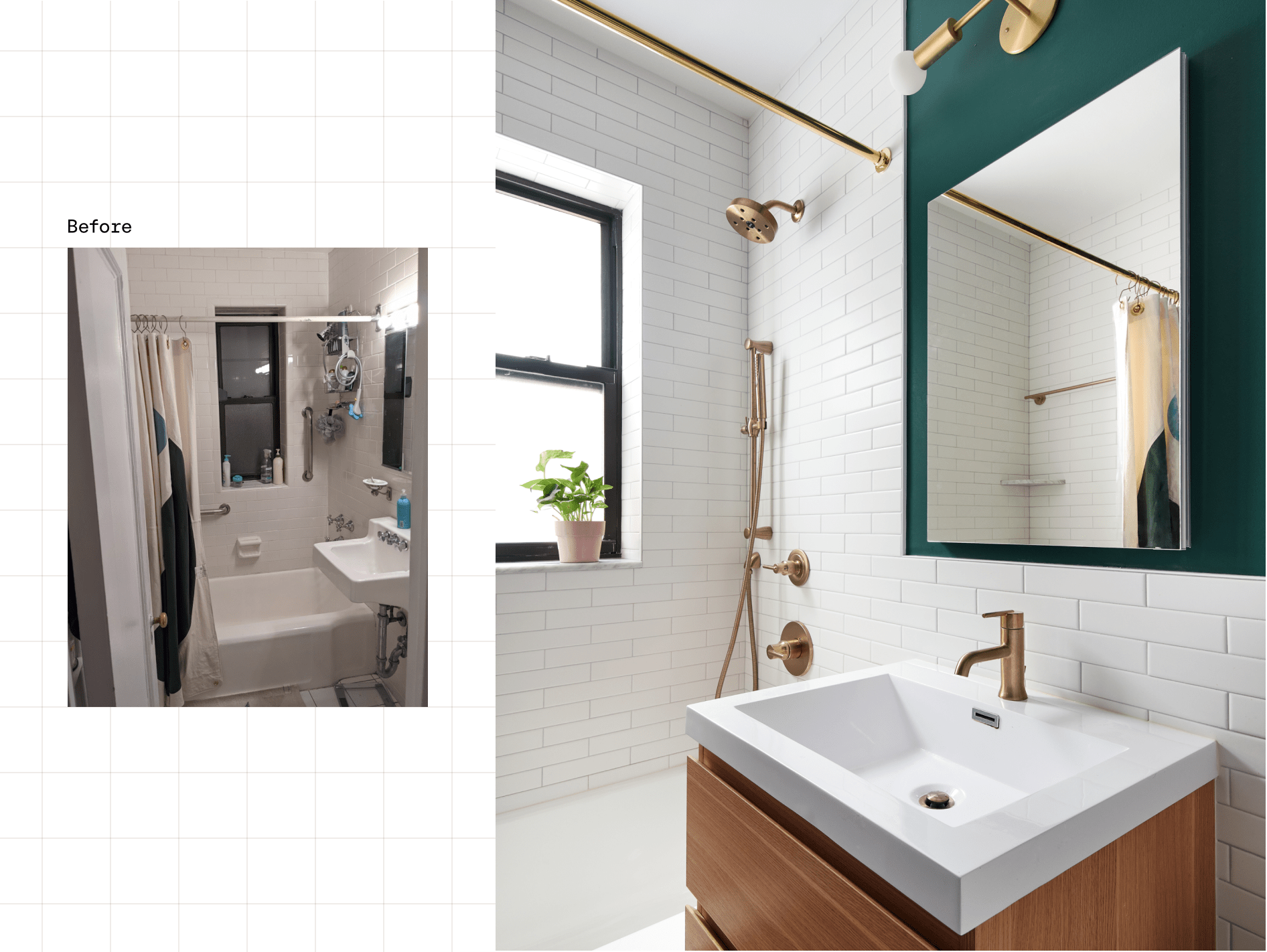 New York Bathroom Makeover - Greenwich Village
