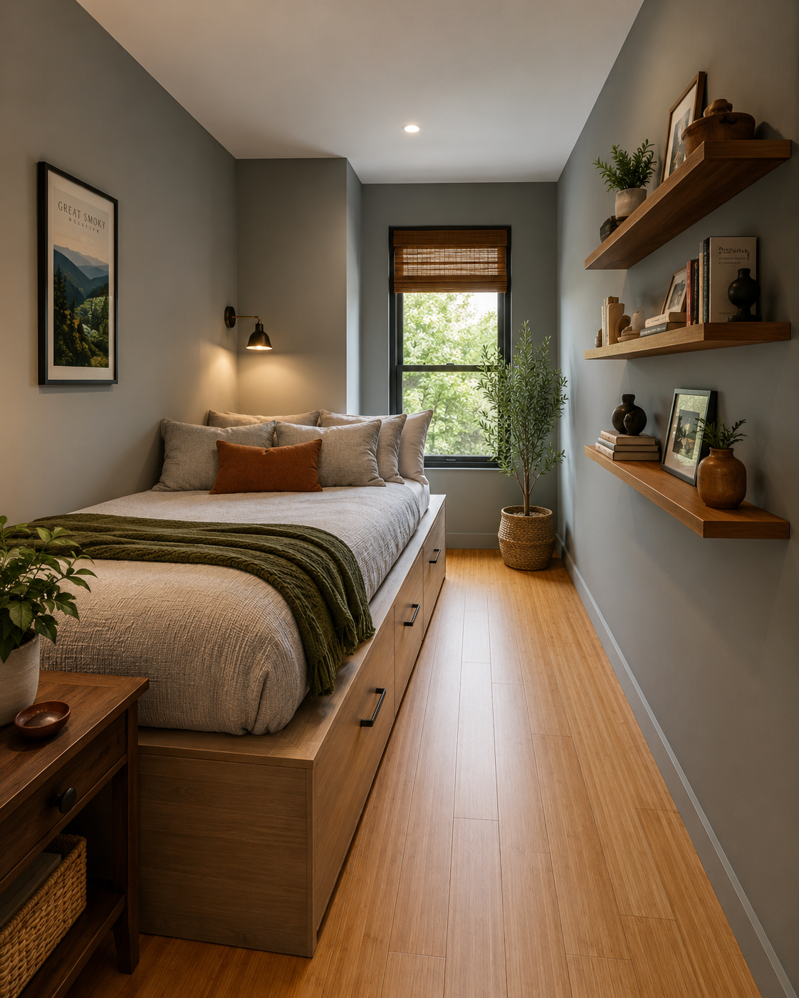 Bedroom Bamboo Hardwood Bedroom
