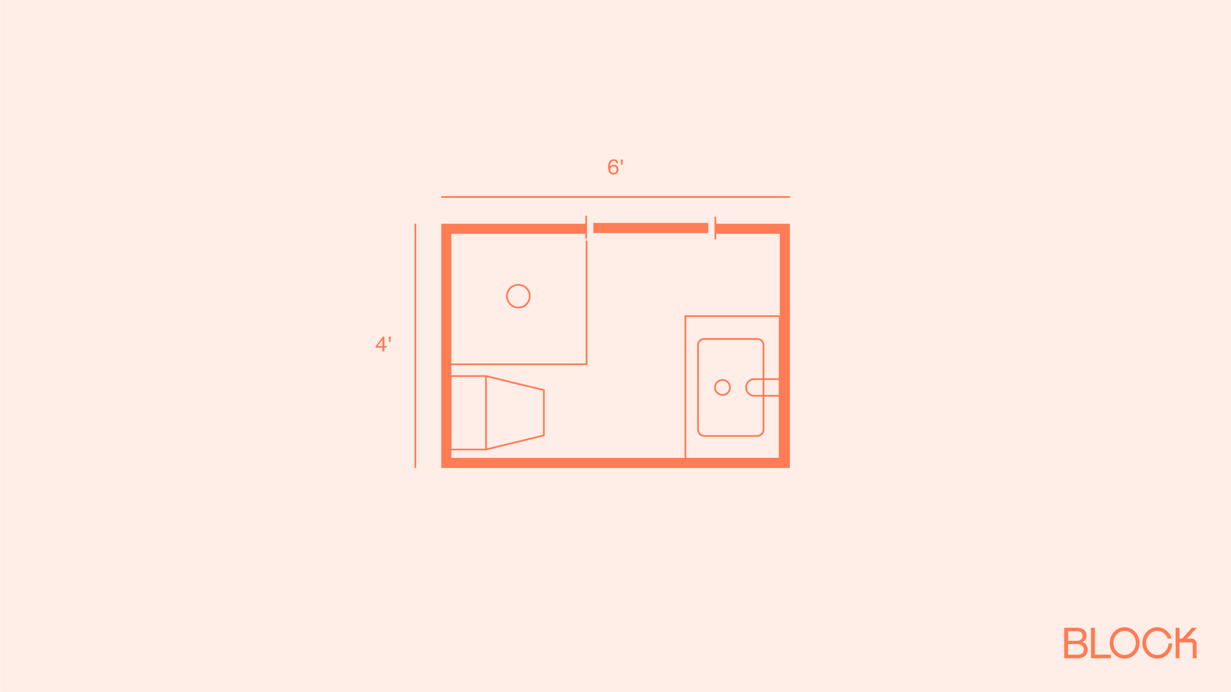 4x6 bathroom floor plan