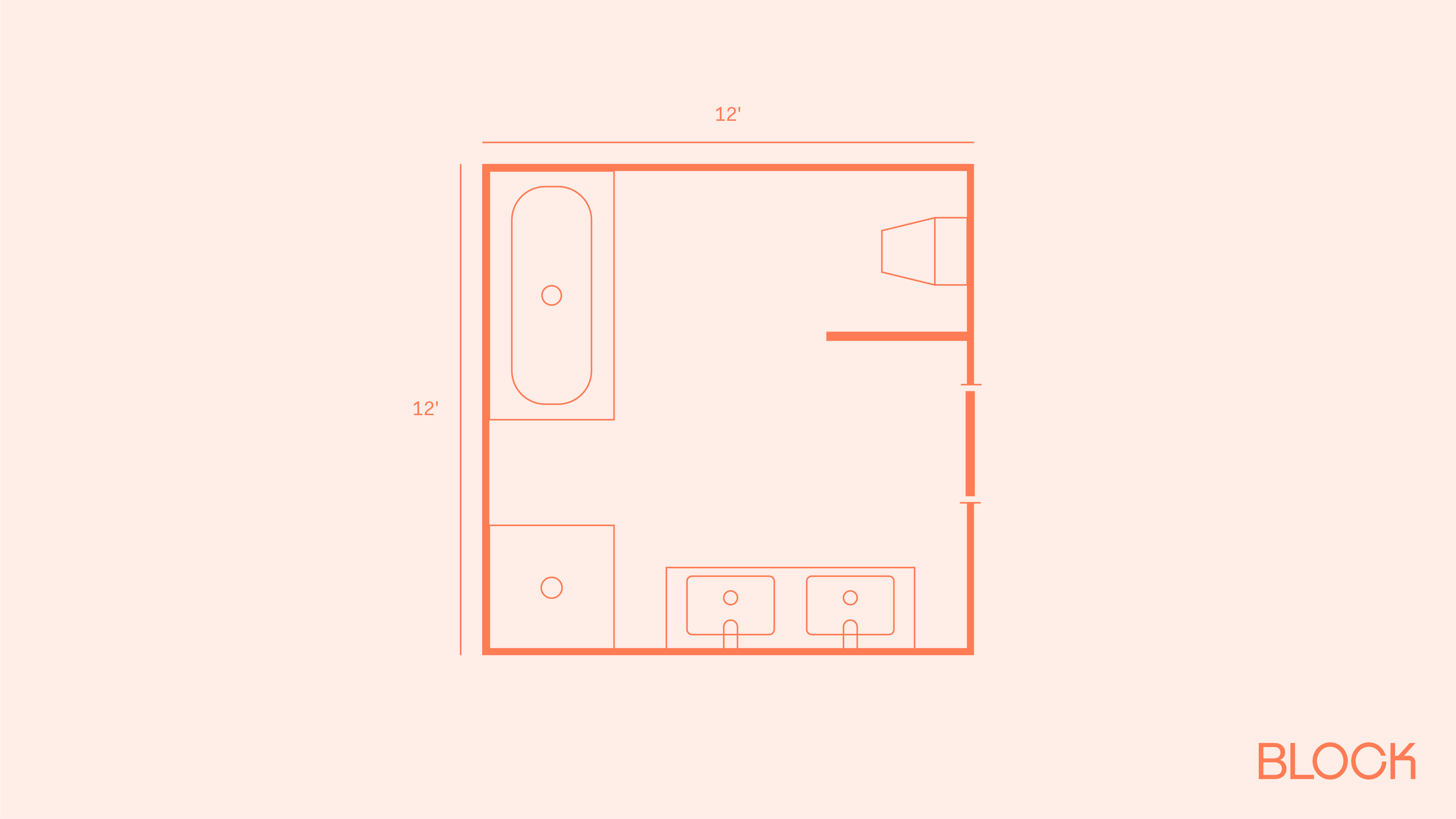 12x12 bathroom layout