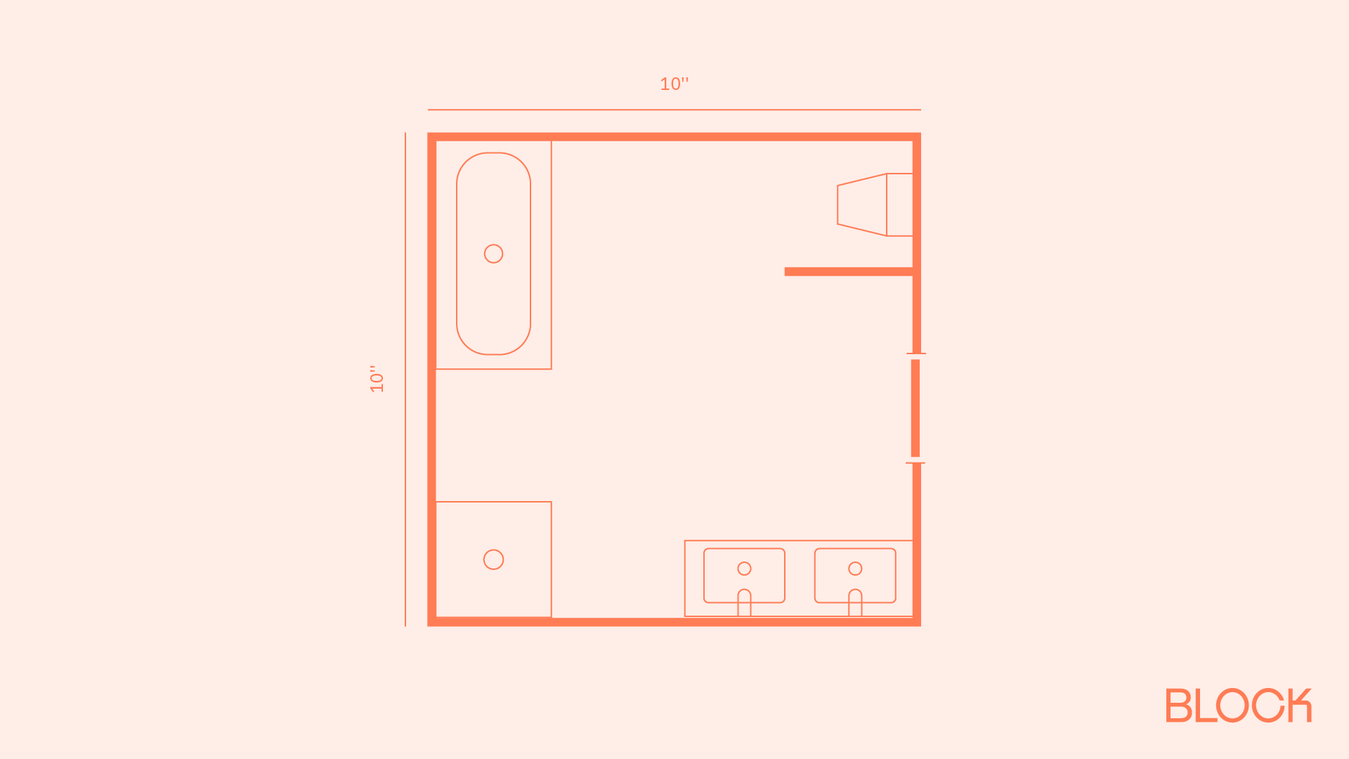 10x10 zoned plan