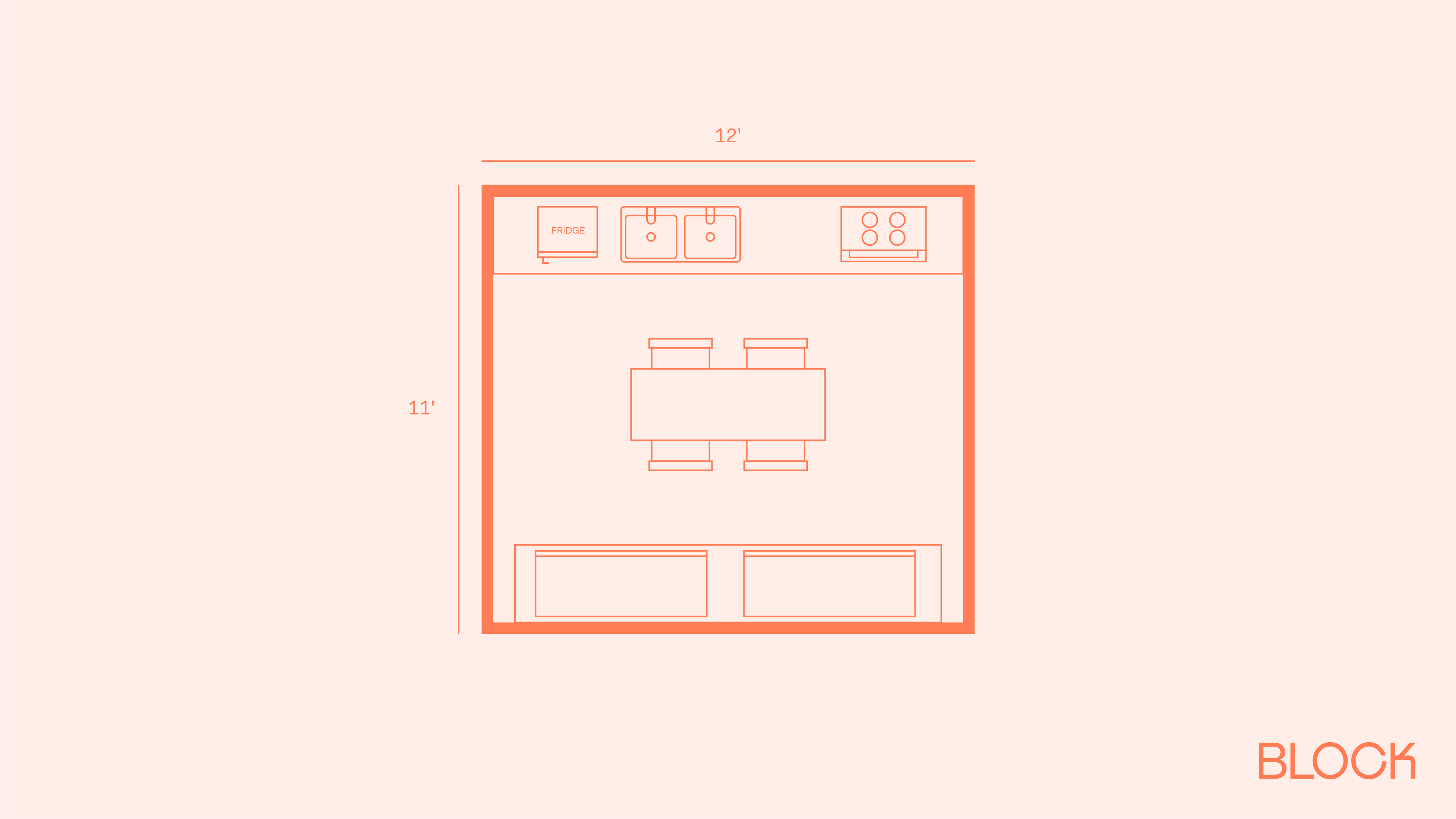 11x12 Kitchen Layout & Cost