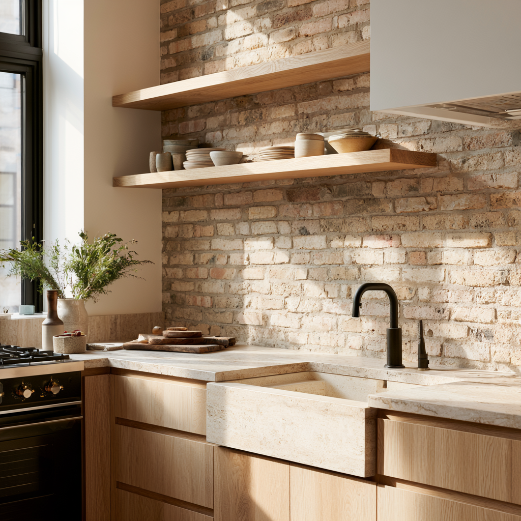Brick Rustic Backsplash