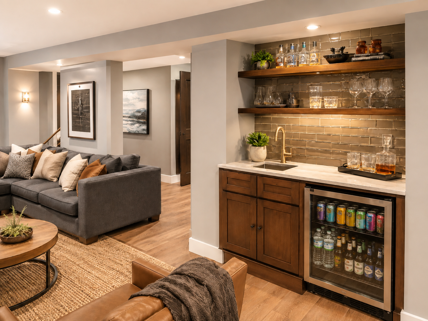 Building a Wet Bar in Basement