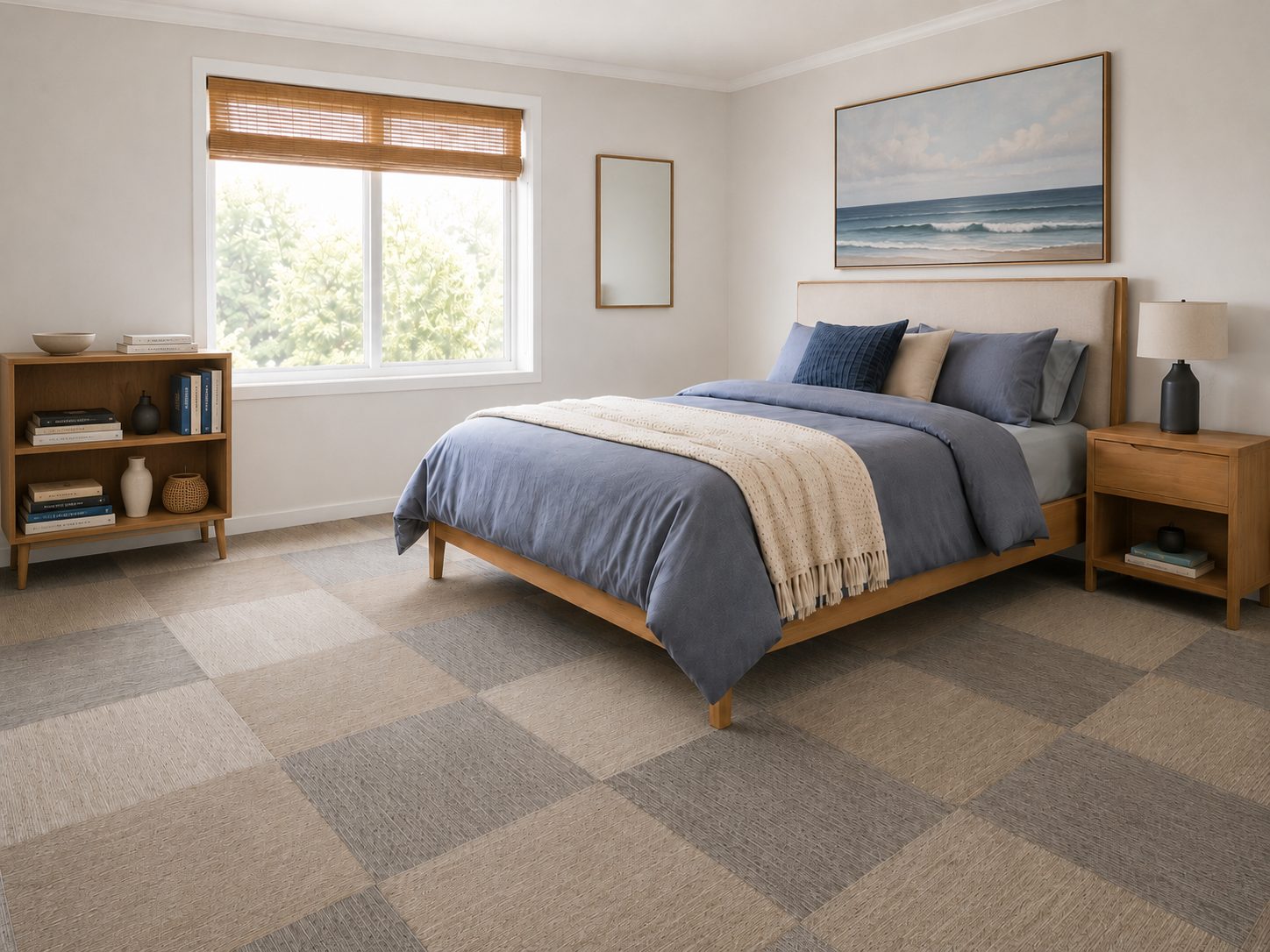 Carpet Tile Flooring Bedroom