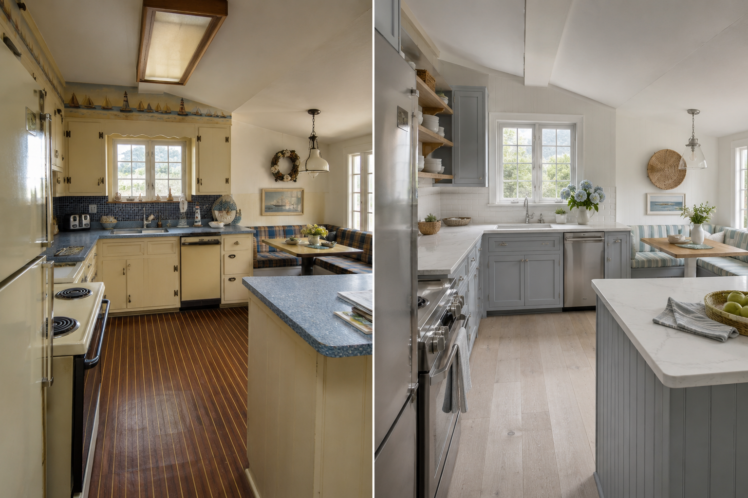 Coastal New England Kitchen