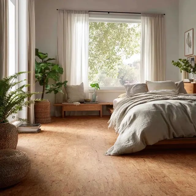 Cork Bedroom Flooring