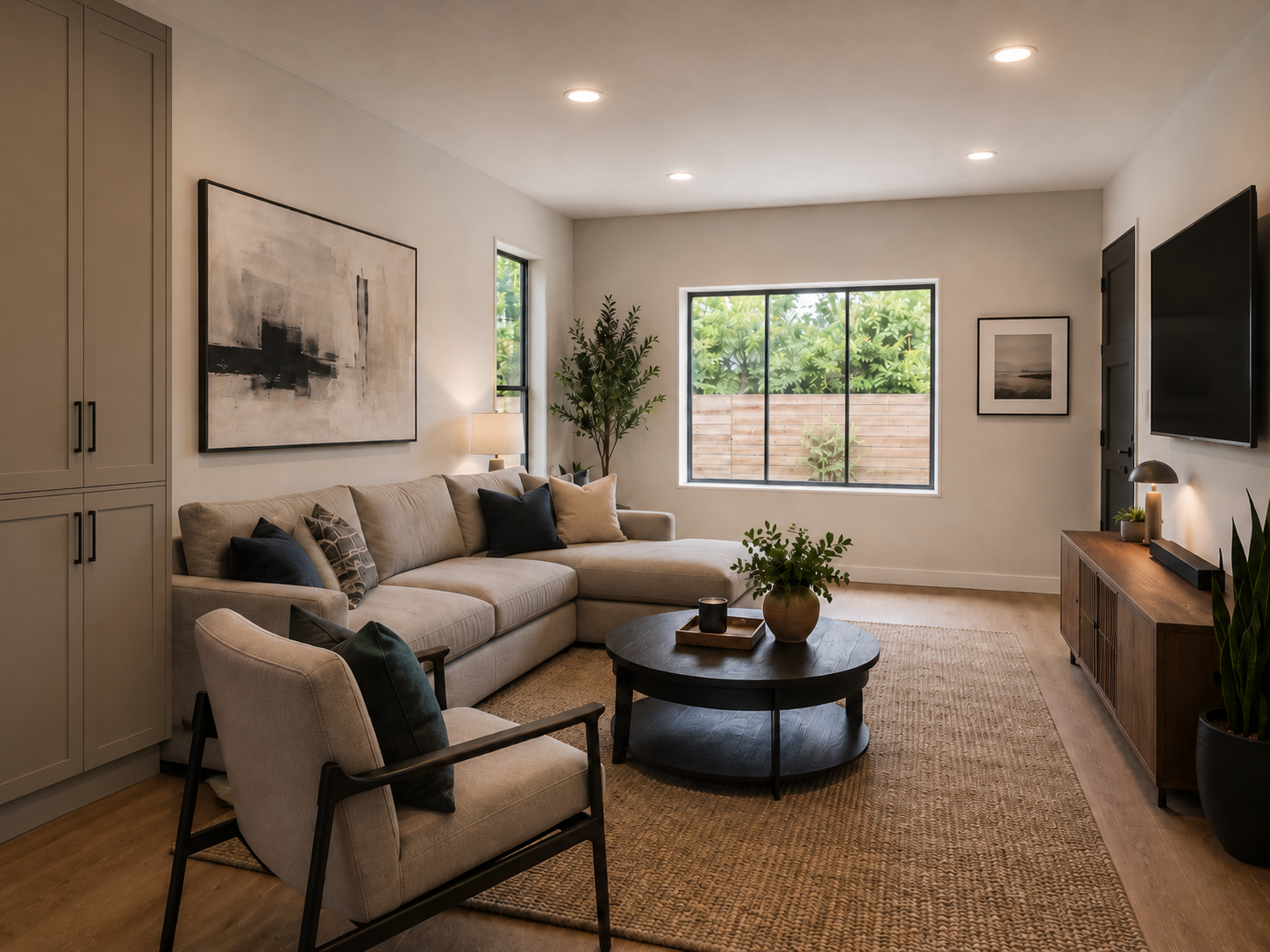 Eloquent Garage Conversion Family Room