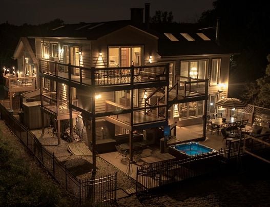 Lake house at Miller Beach on Lake Michigan in Gary, Indiana