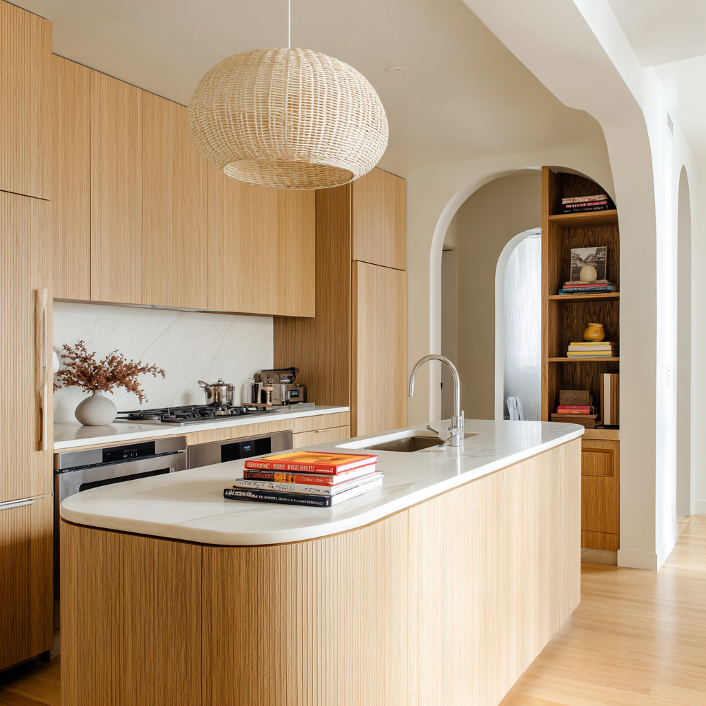 Japandi Inspired Luxury Kitchen