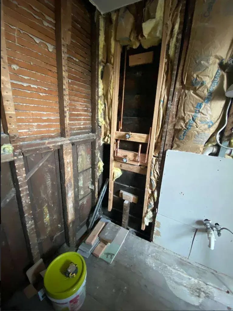 Jersey City 60 Foot Bathroom Remodel-Underway