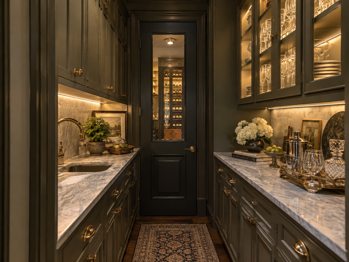 Luxury Galley Butler Pantry