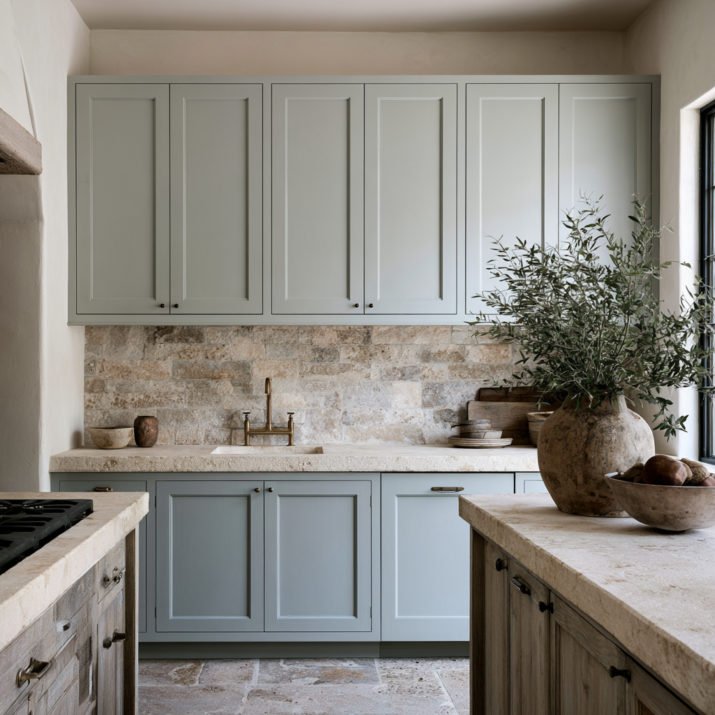 Luxury Kitchen Stone Backsplash