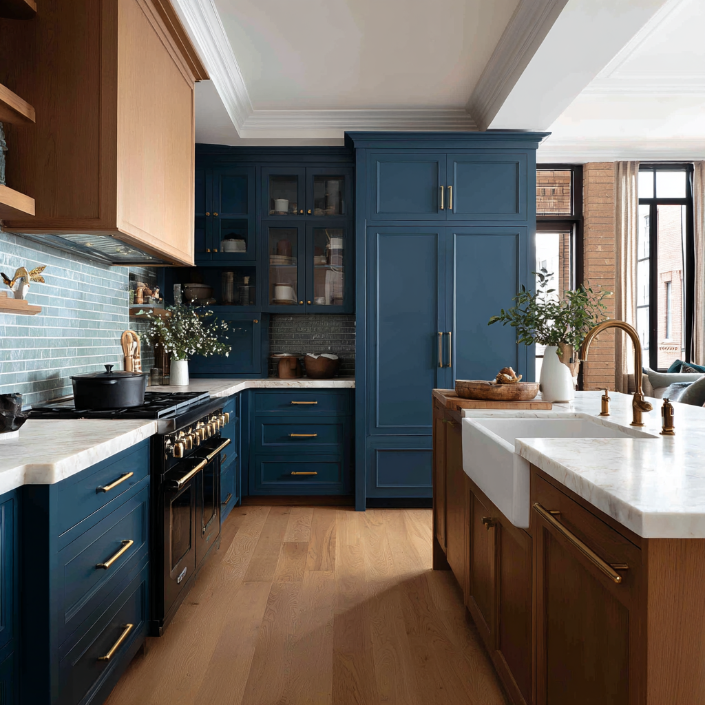 Luxury Kitchen Two Tone Cabinets