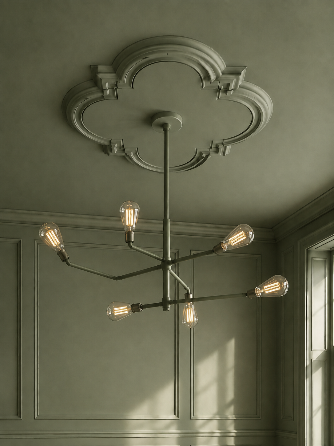 Monochromatic Ceiling Medallion