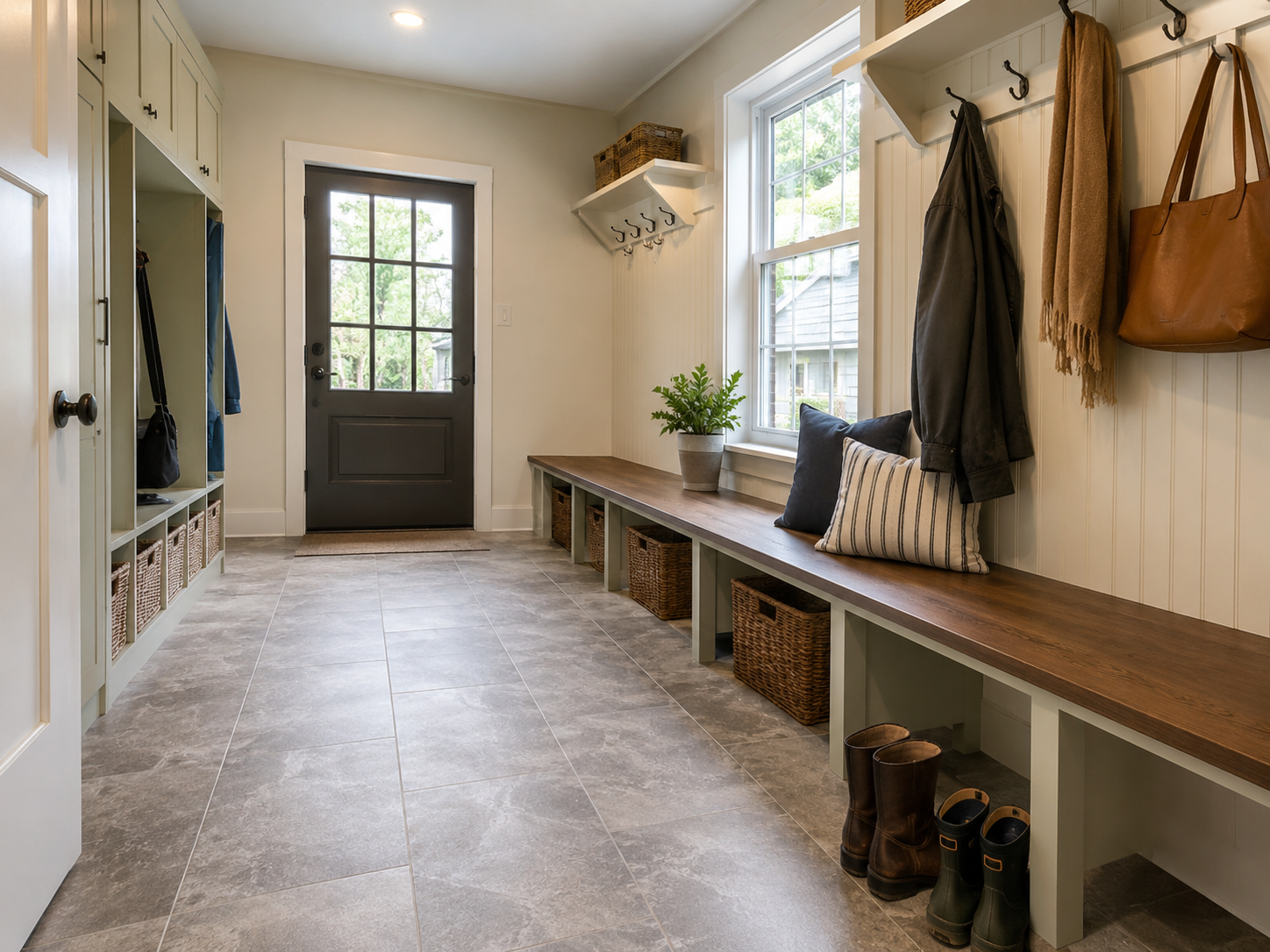 Mudroom Porcelain tile Floor