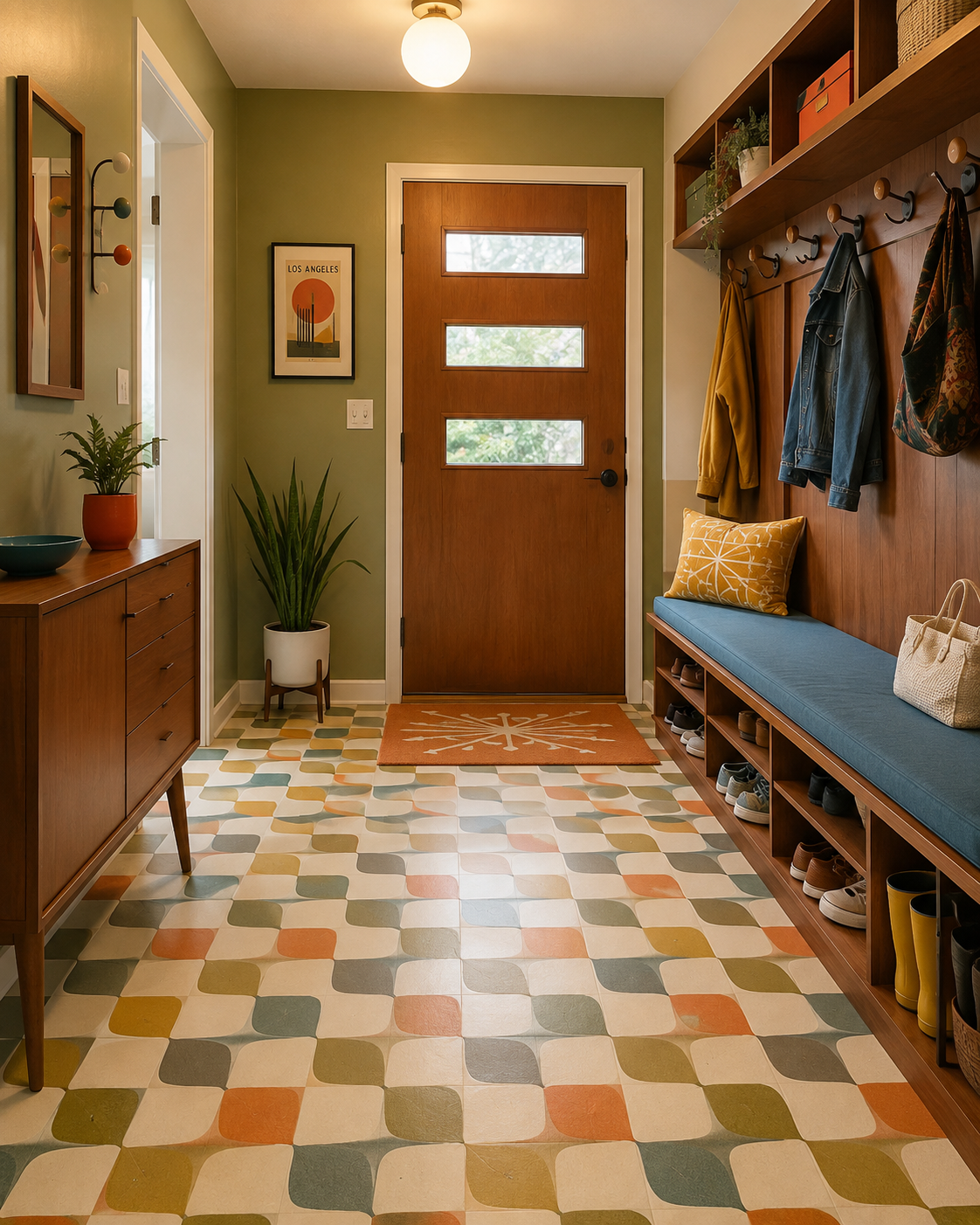 Mudroom Sheet Vinyl Floor