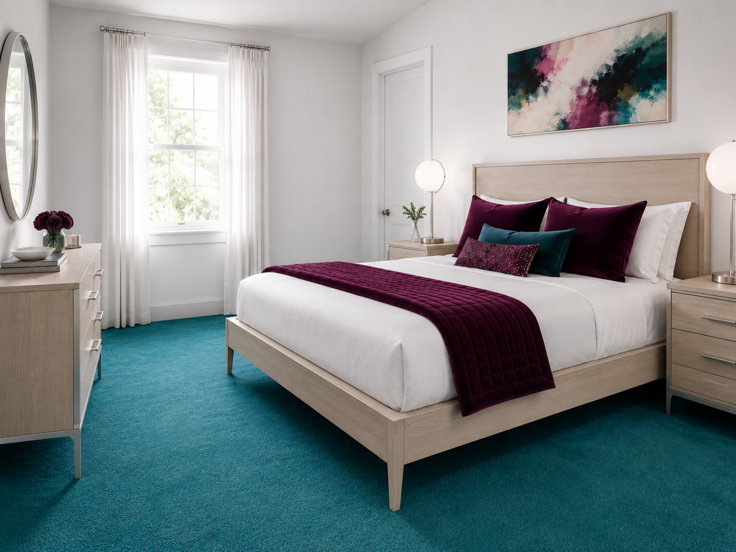Nylon Carpet Flooring Bedroom