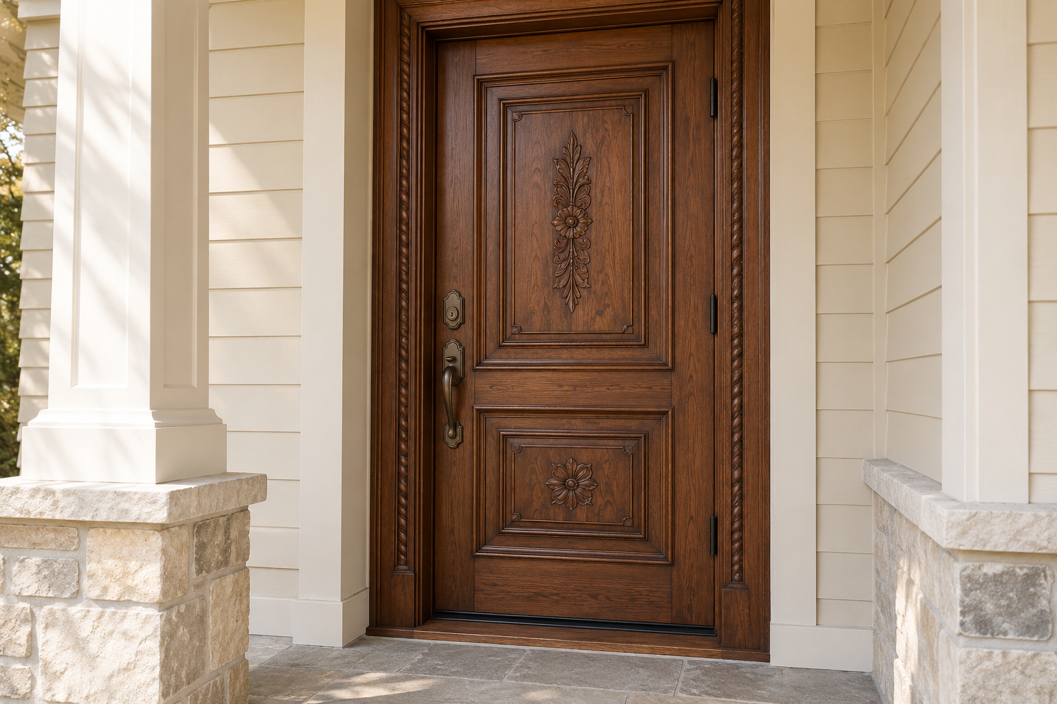 Ornate Wooden door