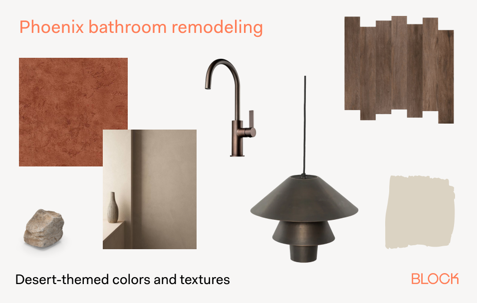 Phoenix Bathroom Remodeling - Desert-Themed Colors
