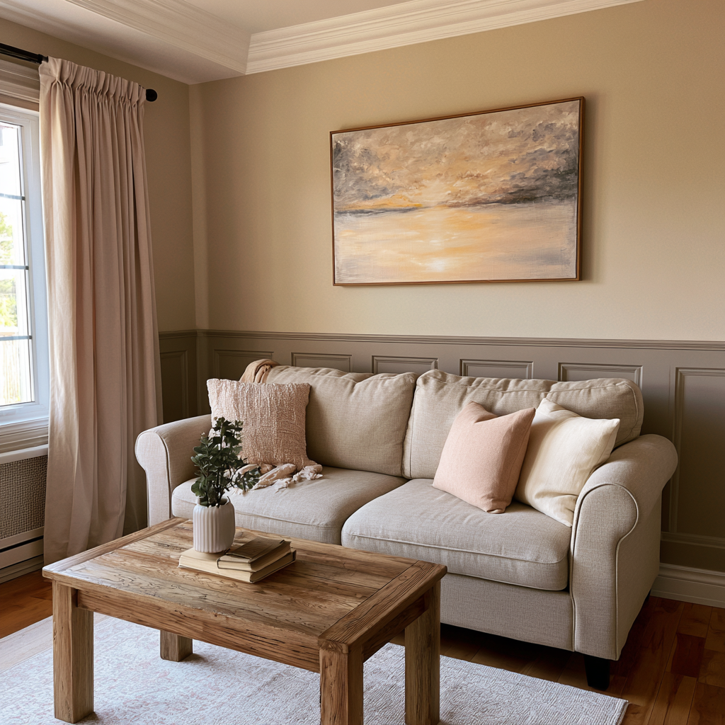 Raised-panel_wainscoting - Raised-panel wainscoting, the most demanding of the common patterns to install cleanly.