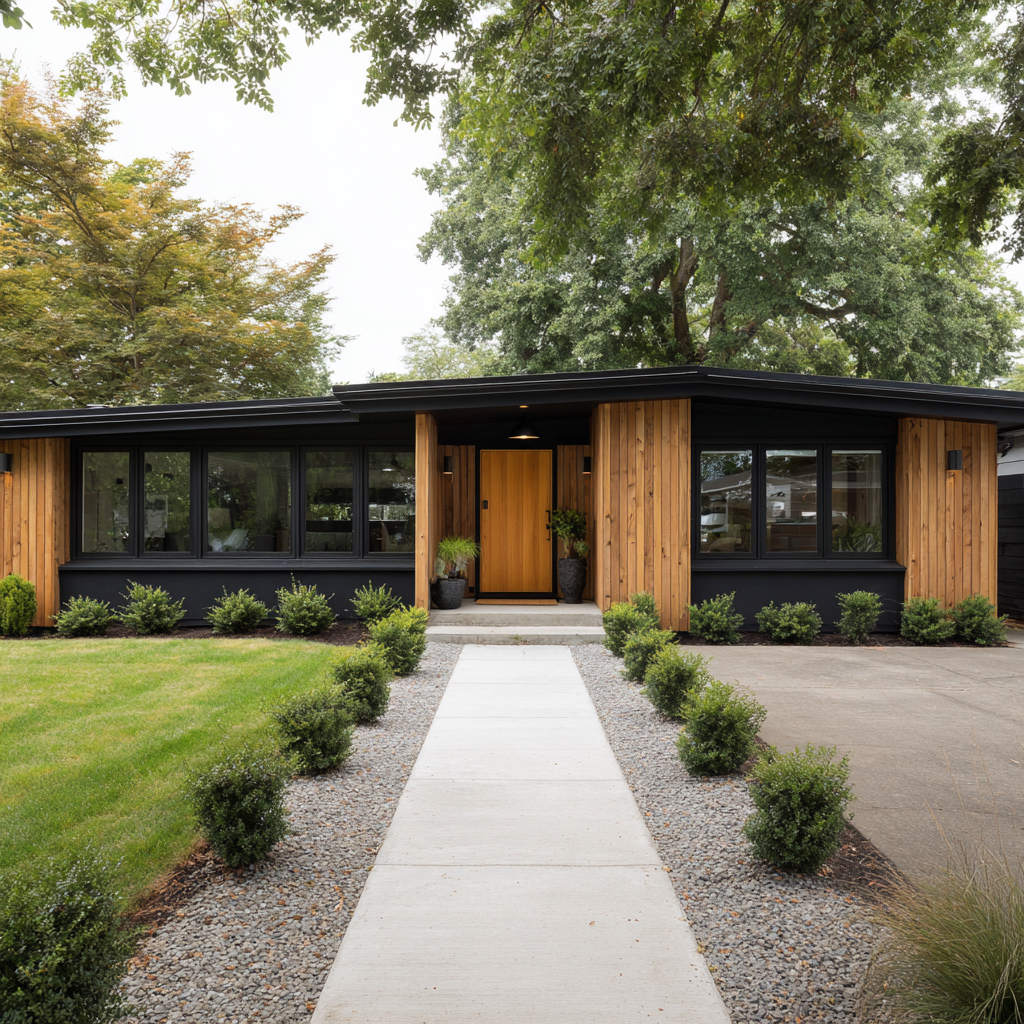 1960s & 70s Ranch House Exterior Remodels: Before & After