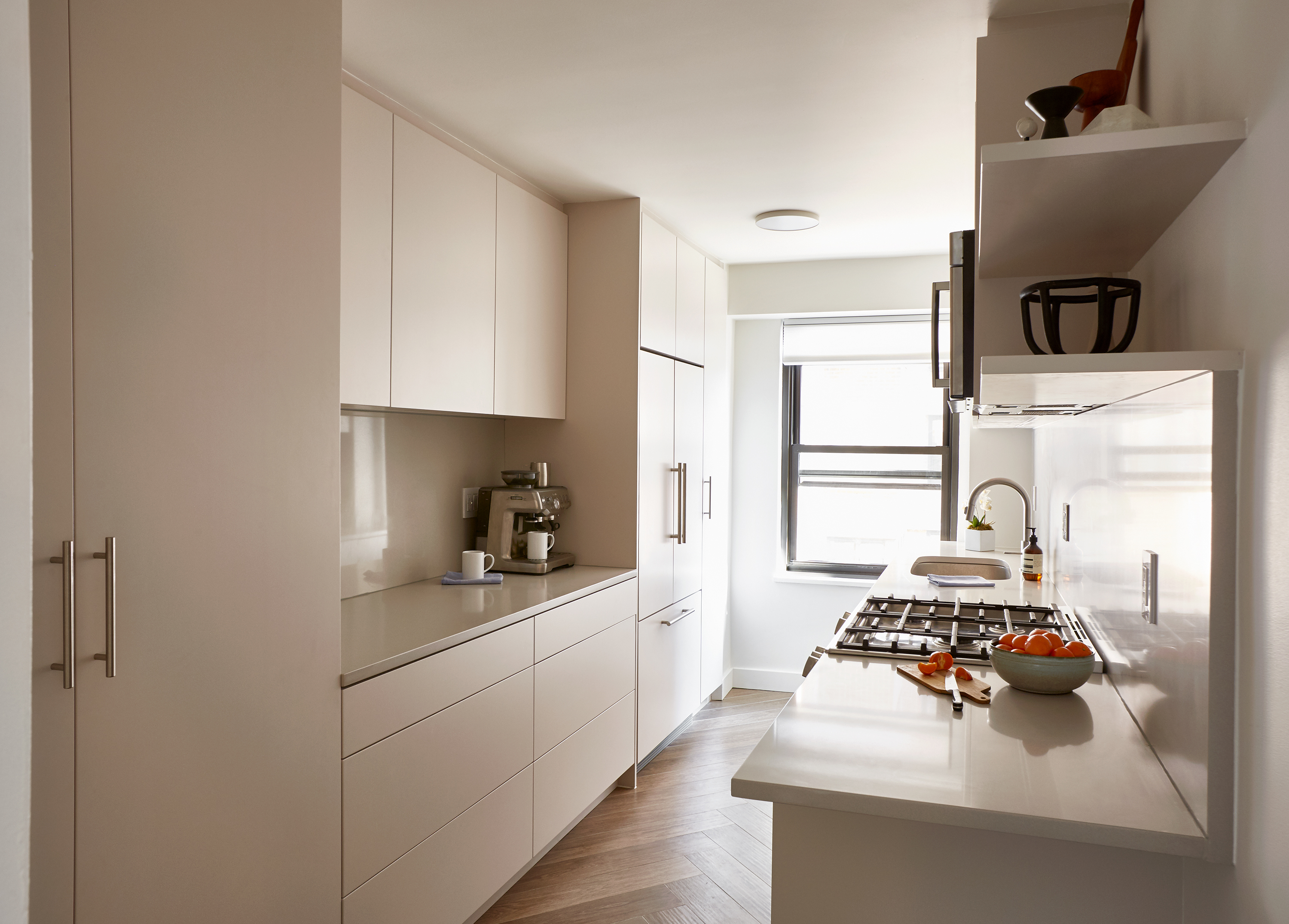 White Cabinets No Handles