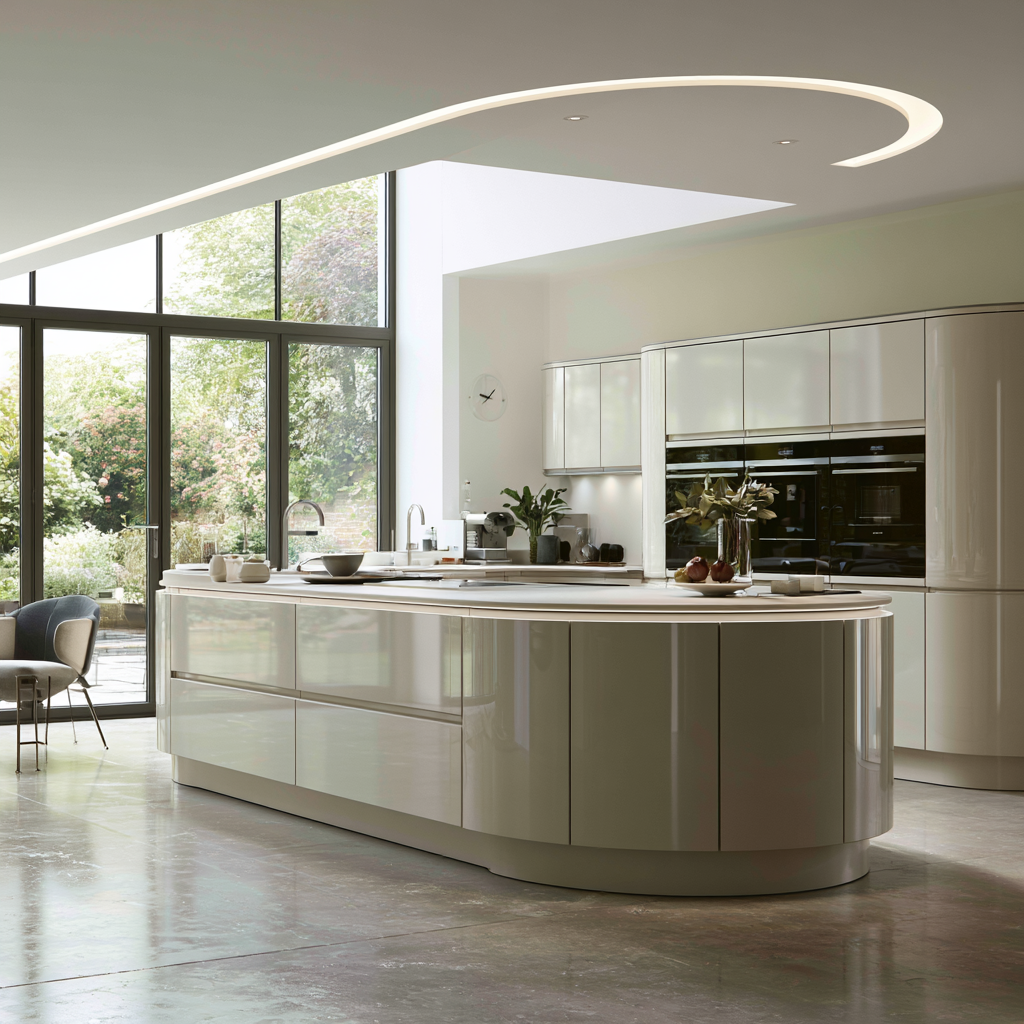 Retro Futurism Interior Design - Kitchen