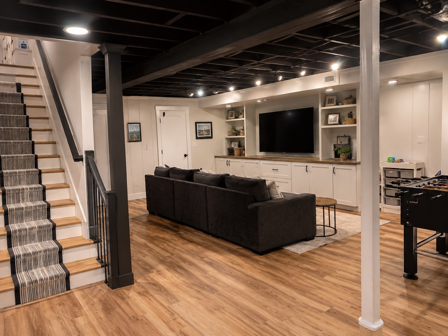 Semi-Finished Basement 2