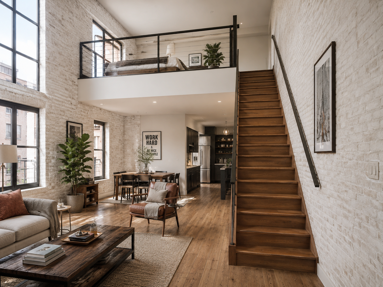Stairs to Loft Bedroom