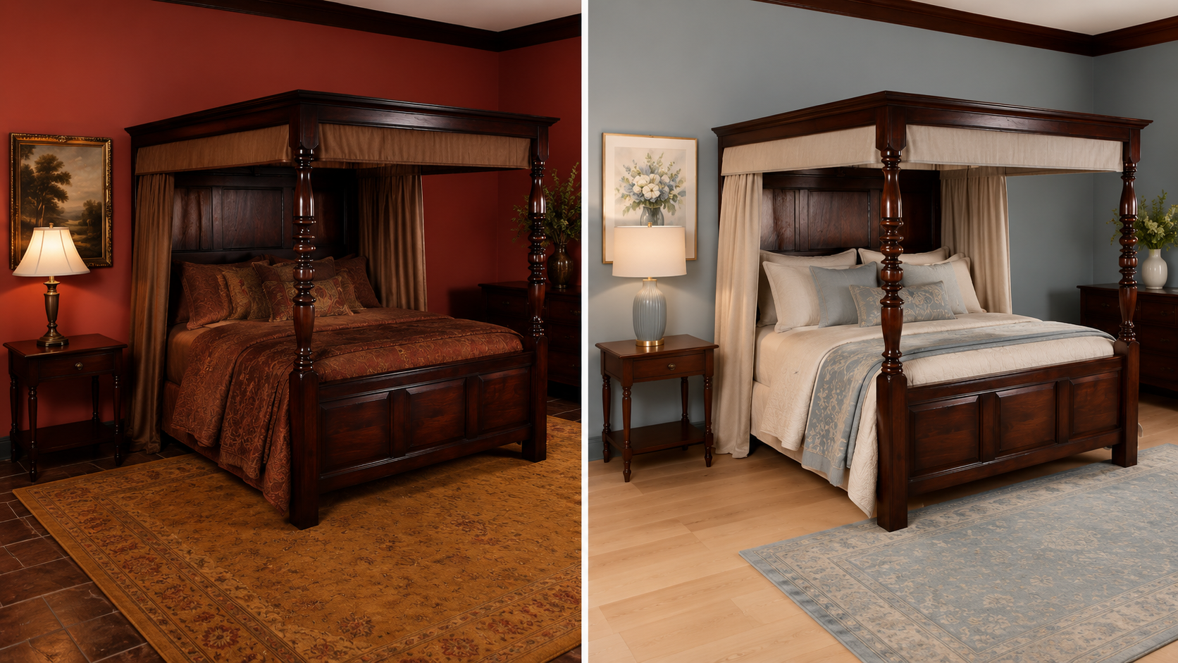 Tudor Bedroom Before & After