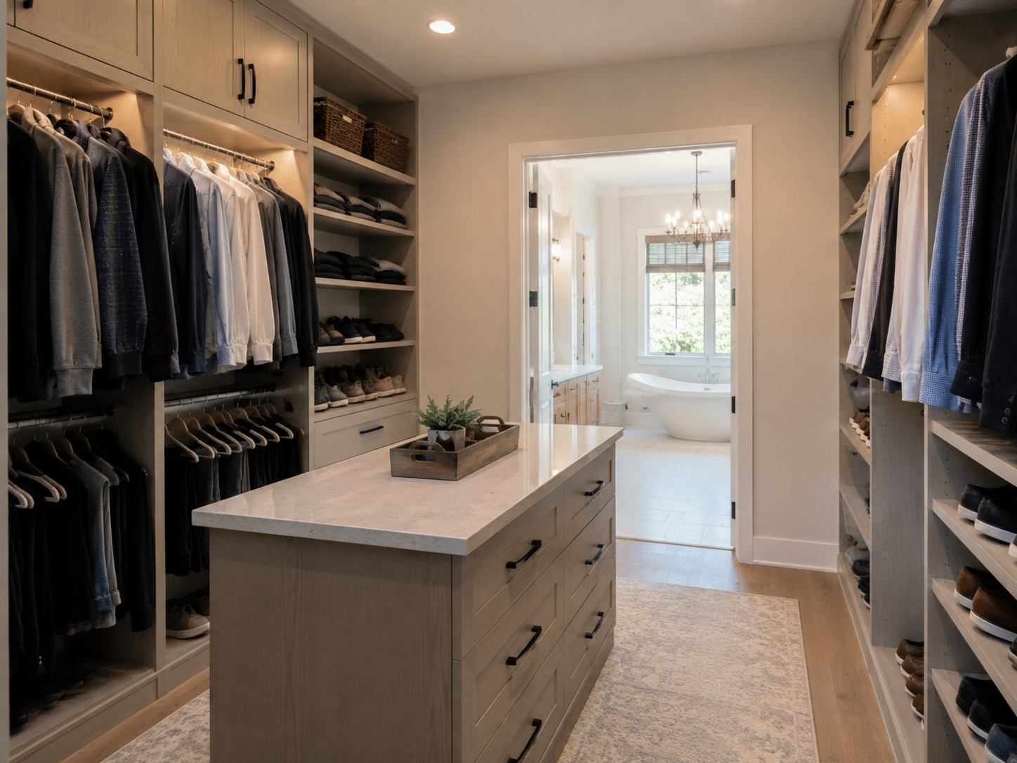 Walk In Closet Bathroom