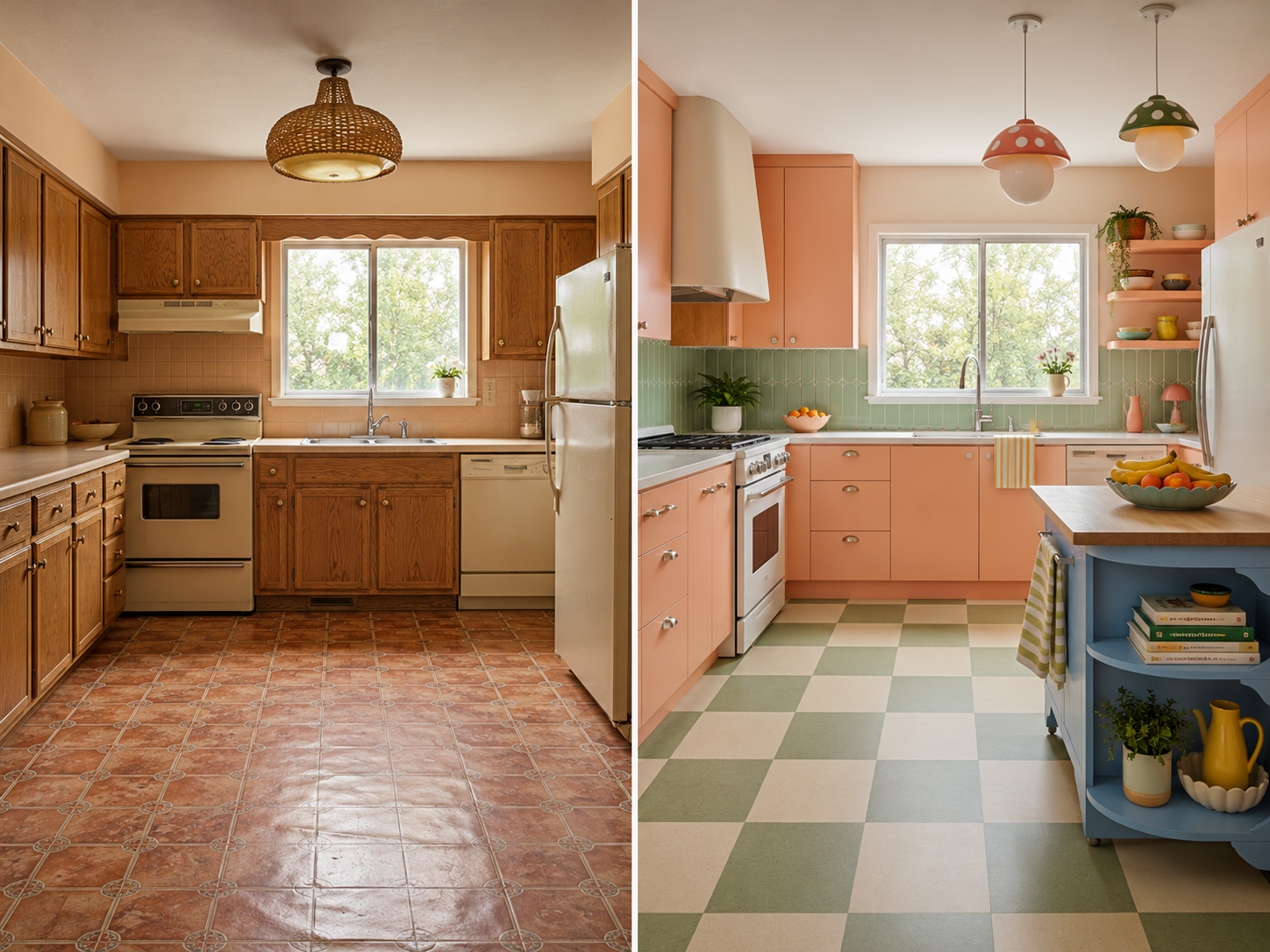 1970s Kitchen Remodel Ideas: Before & After Pictures