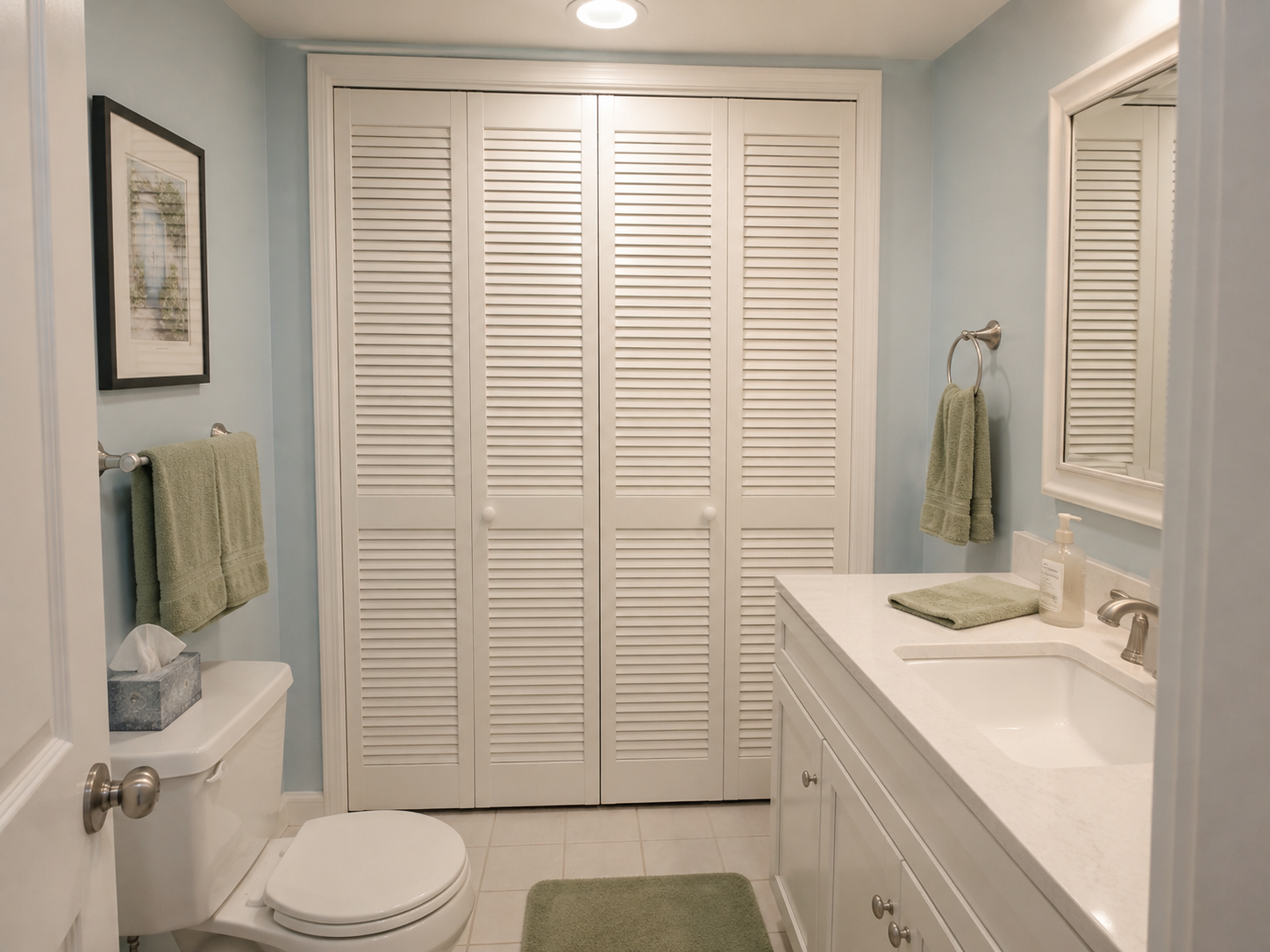 Windowless Bathroom Storage Closet