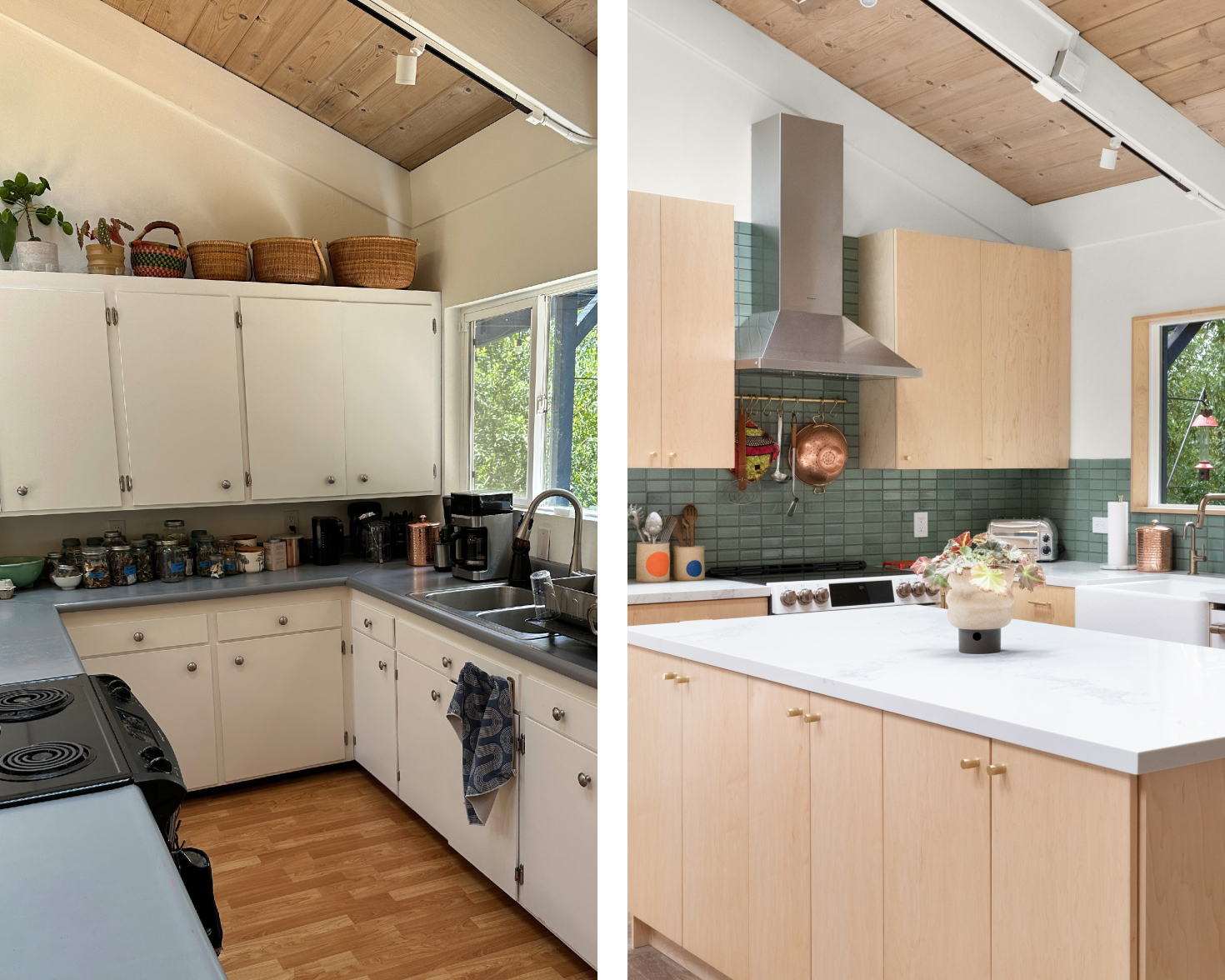 before-after-kitchen-remodel-white-to-wood-cabinets