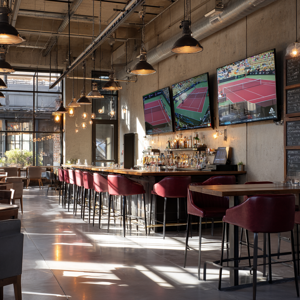 Sports Bar Interior Design & Layout Optimizations