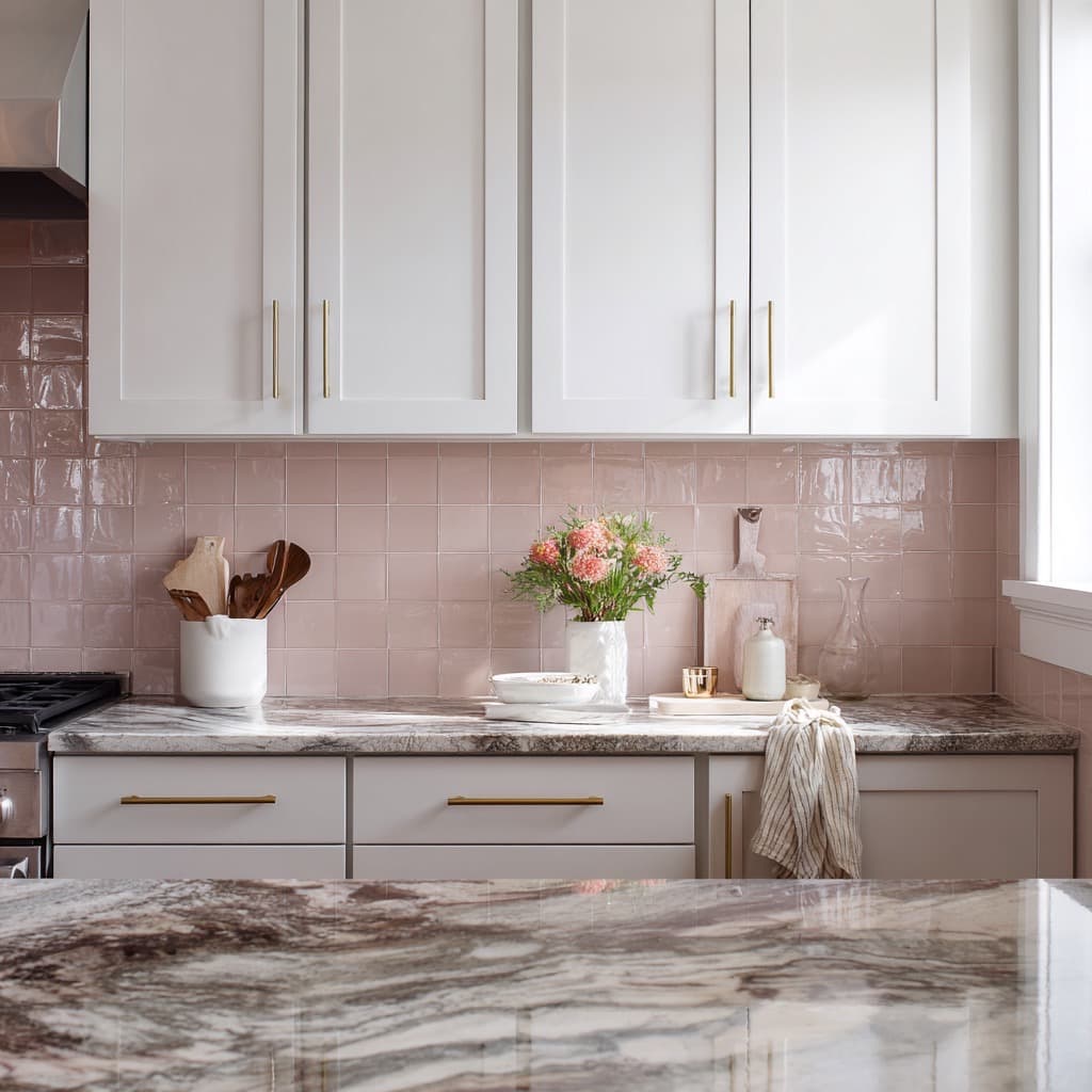 Remodeled kitchen with updated cabinets and appliances